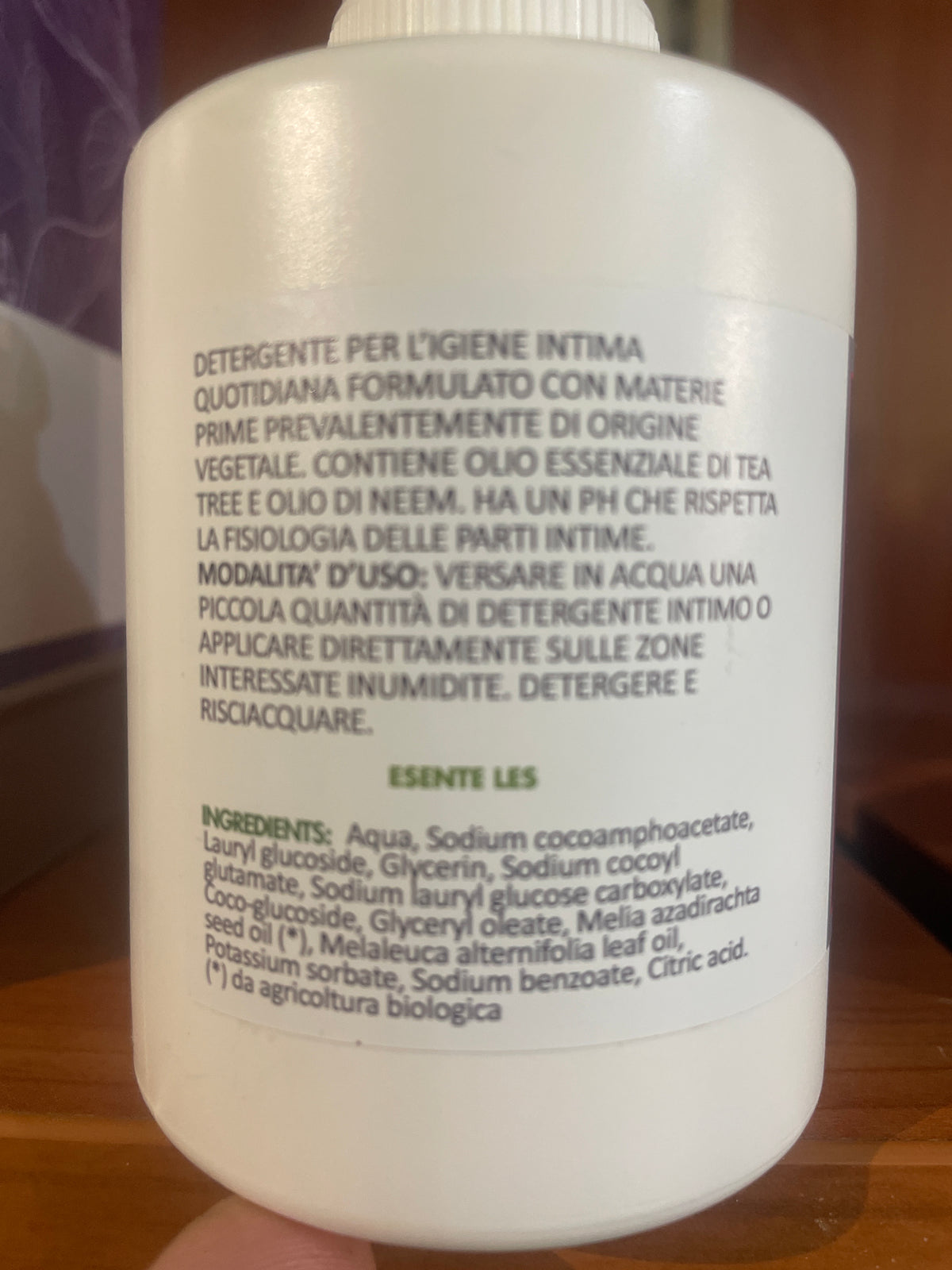 Detergente Intimo Neem e Tea tree 250ml