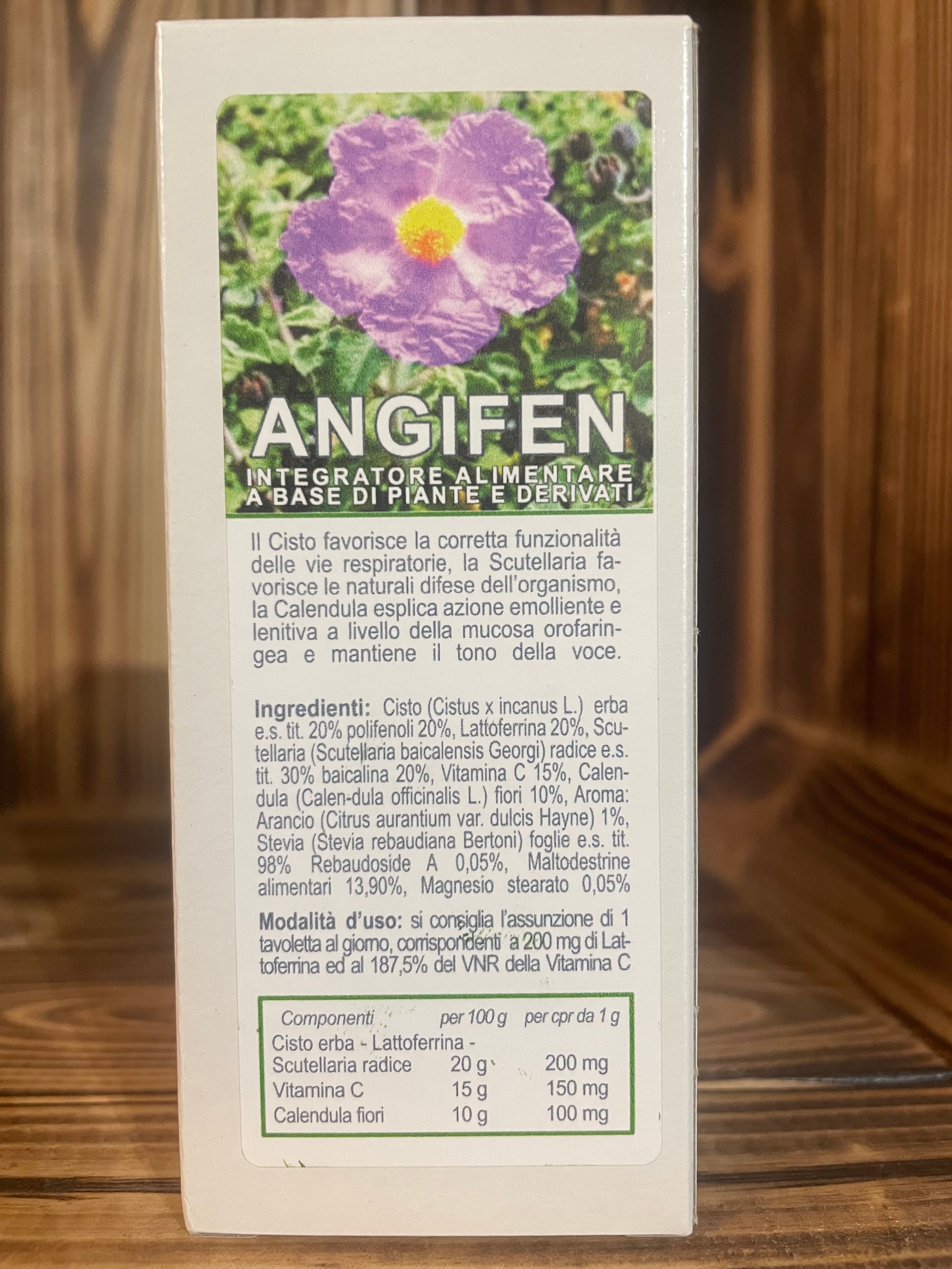 AngiFen compresse masticabili gusto Arancio naturale